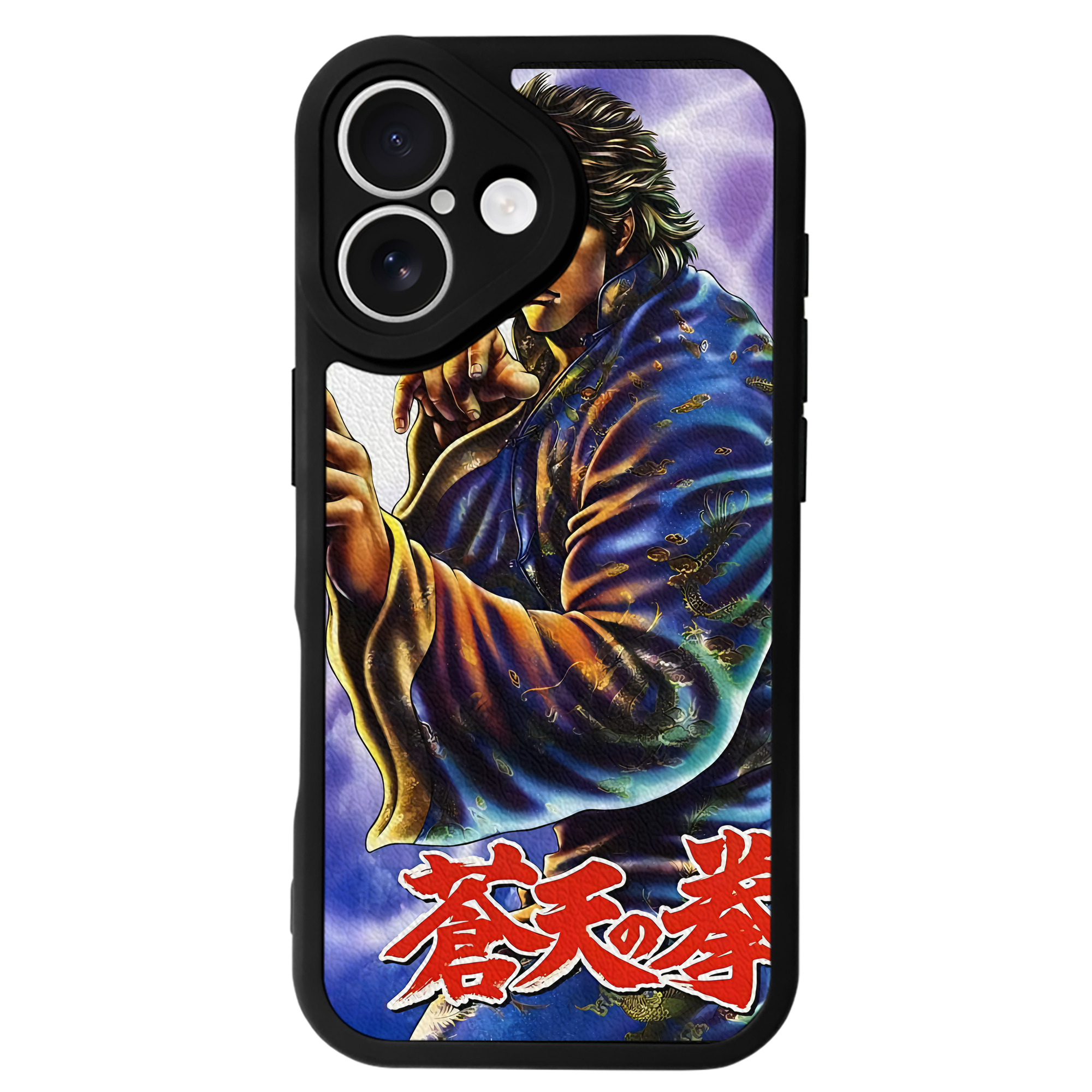 （画像用） 北斗の拳 Fist of the North Star 【iPhone 16シリーズ対応】シリコンスマホケース（レザー調） 材質：シリコン